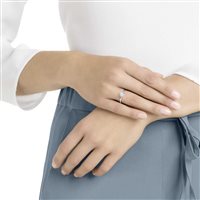 Anello Swarovski Donna Attract in Lega metallica Cristallo 5412078-20 - 5412078-20